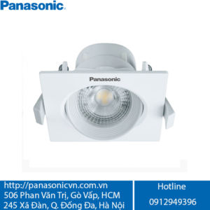 Downlight Vuông Chỉnh Góc Panasonic 5w NNNC7624588