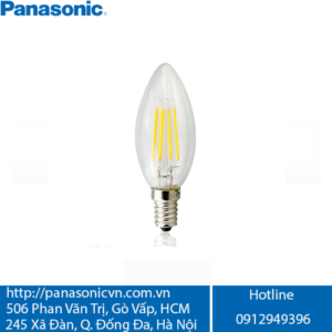 Bóng Led Filament Edison Panasonic E14 4W LDCCH04LG1AA