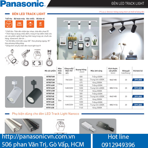 Đèn Led Rọi Ray Panasonic