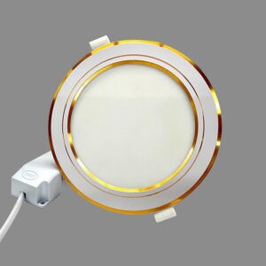Đèn LED Âm Trần 9W Siêu Mỏng Viền Vàng Nanoco NSD096G110/NSD094G110/NSD093G110
