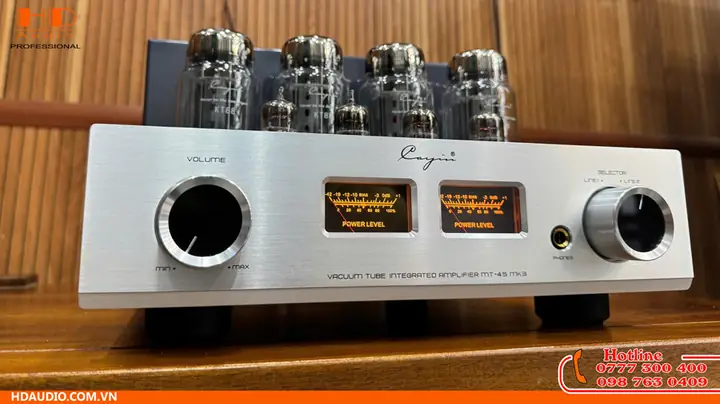 Amply Đèn Nghe Nhạc Vàng