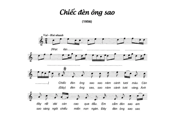 Bài Hát Chiếc Đèn Trung Thu