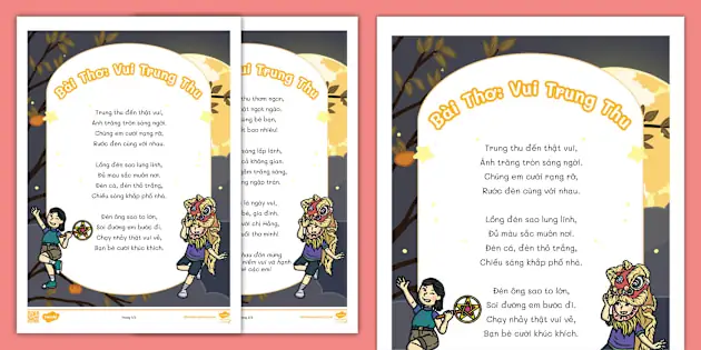 Bài Rước Đèn Lớp 1