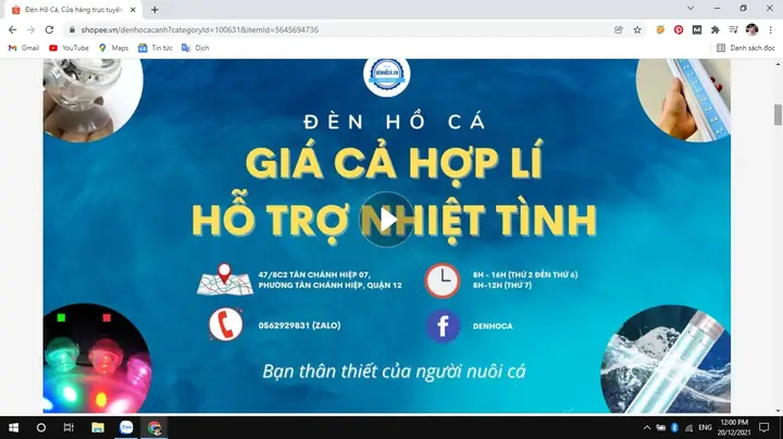 Bán Đèn Bể Cá Hà Nội