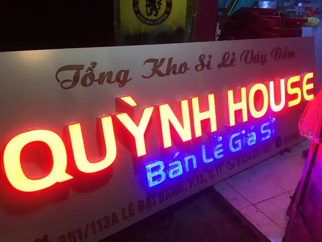 Bảng Hiệu Đèn Led Mica