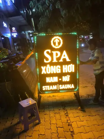 Bảng Hiệu Đèn Led Spa