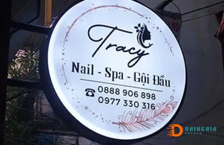 Bảng Hiệu Hộp Đèn Spa