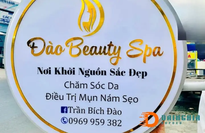 Bảng Hiệu Hộp Đèn Spa