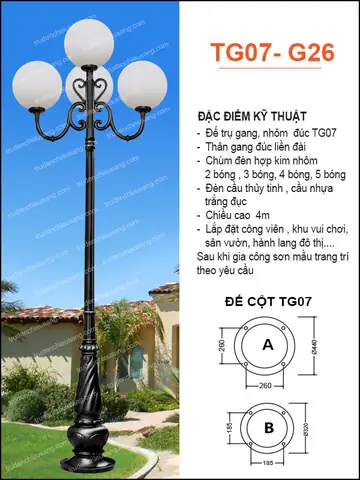 Báo Giá Đèn Chiếu Sáng Công Viên