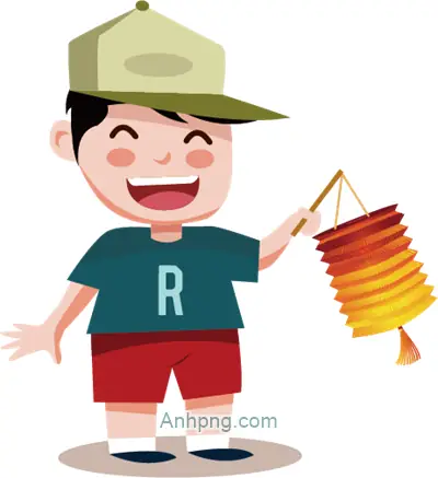 Bé Cầm Đèn Trung Thu
