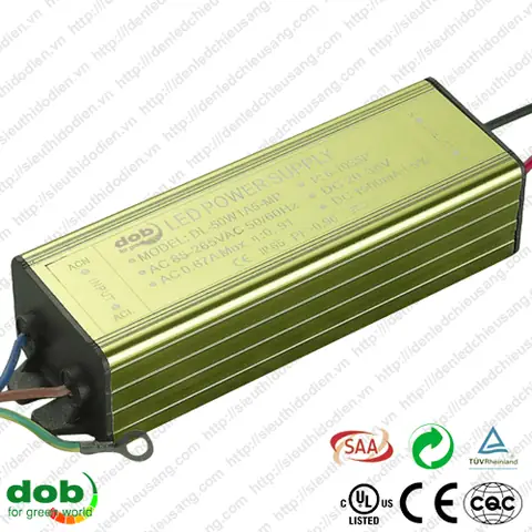 Bộ Nguồn Đèn Led Pha 50w