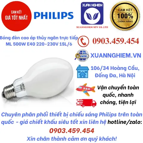 Bóng Đèn Cao Áp Thủy Ngân Trực Tiếp