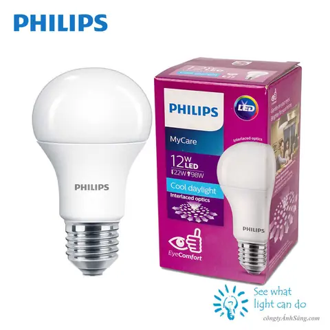 Bóng Đèn Led Bulb Philips 12w
