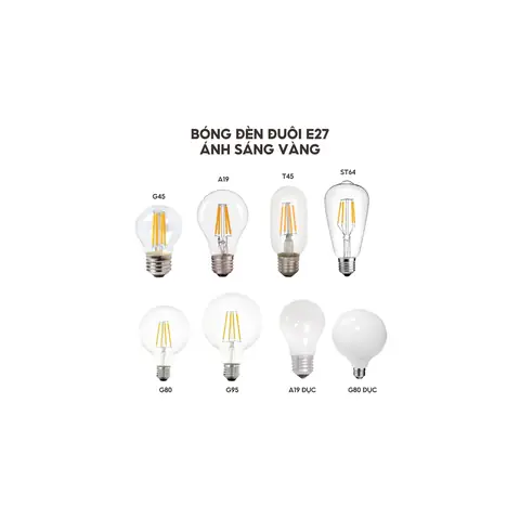 Bóng Đèn Led E27 Ánh Sáng Vàng