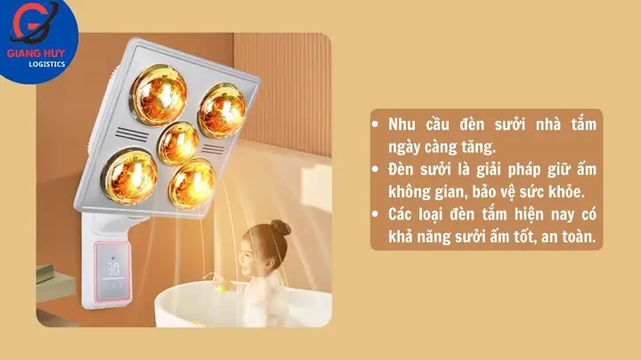 Các Loại Đèn Sưởi Mùa Đông