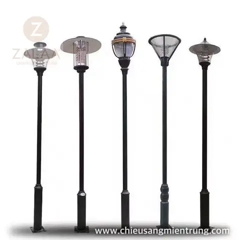 Các Mẫu Cột Đèn Trang Trí