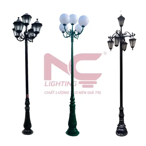Các Mẫu Cột Đèn Trang Trí