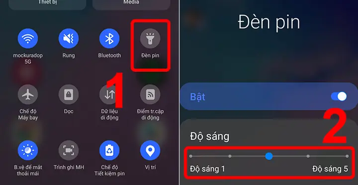 Cách Bật Đèn Pin Samsung J2
