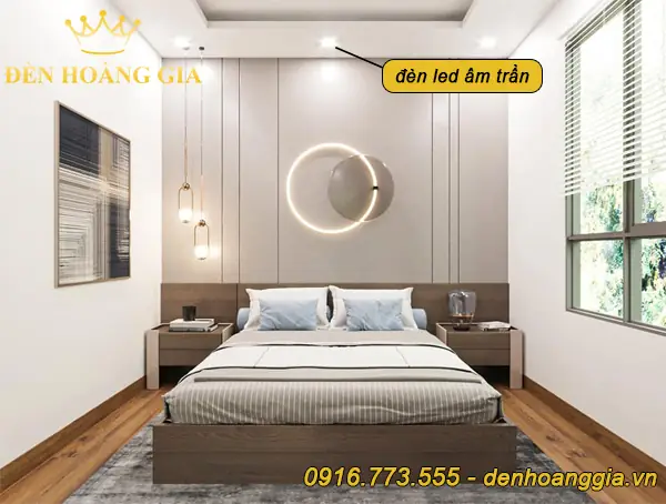 Cách Bố Trí Đèn Trần Thạch Cao Phòng Ngủ
