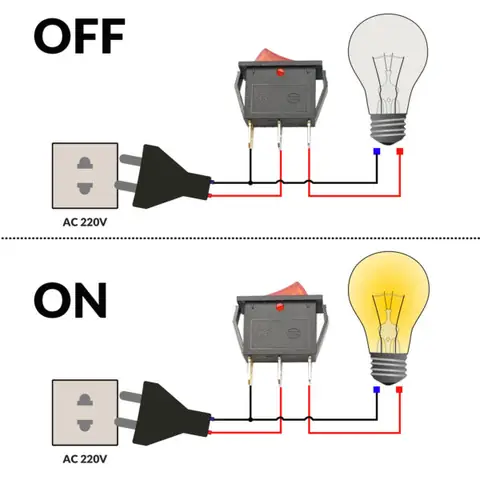 Cách Đấu Công Tắc Bập Bênh Có Đèn