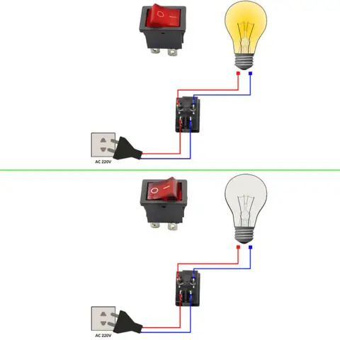 Cách Đấu Công Tắc Bập Bênh Có Đèn