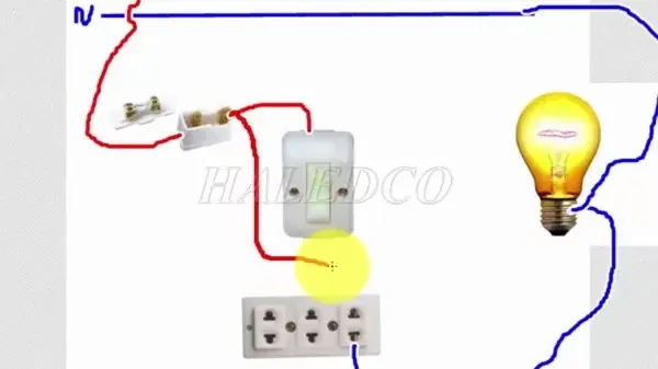 Cách Đấu Công Tắc Đèn Led