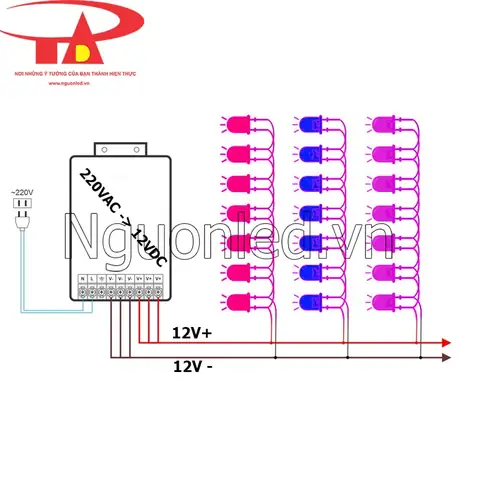 Cách Đấu Đèn Led Đúc
