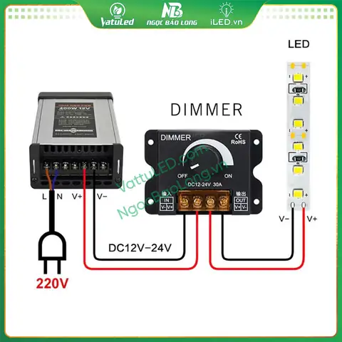 Cách Đấu Dimmer Đèn Led