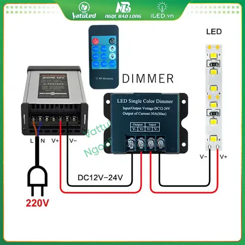 Cách Đấu Dimmer Đèn Led