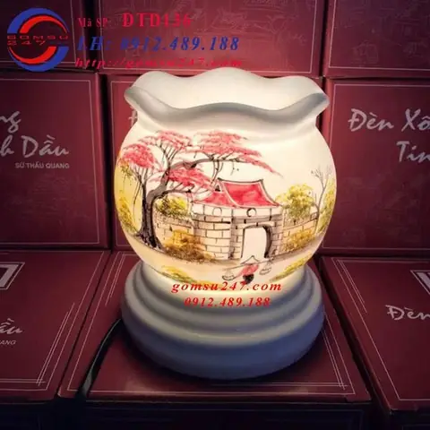 Cách Dùng Đèn Xông Tinh Dầu Sứ Thấu Quang