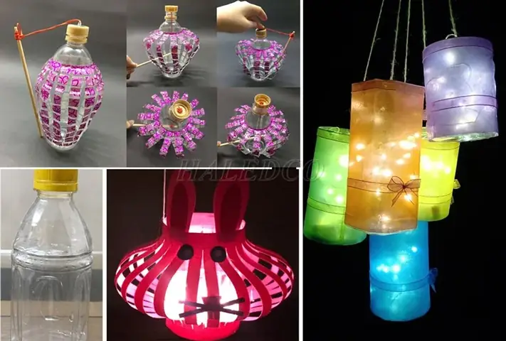 Cách Làm Đèn Chùm Từ Chai Nhựa