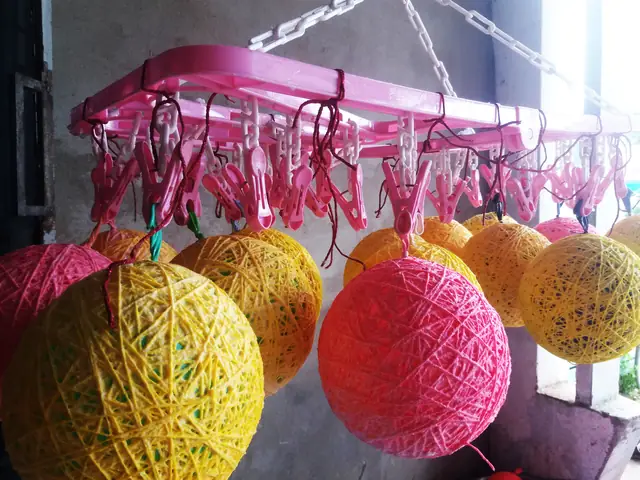 Cách Làm Đèn Lồng Bằng Len