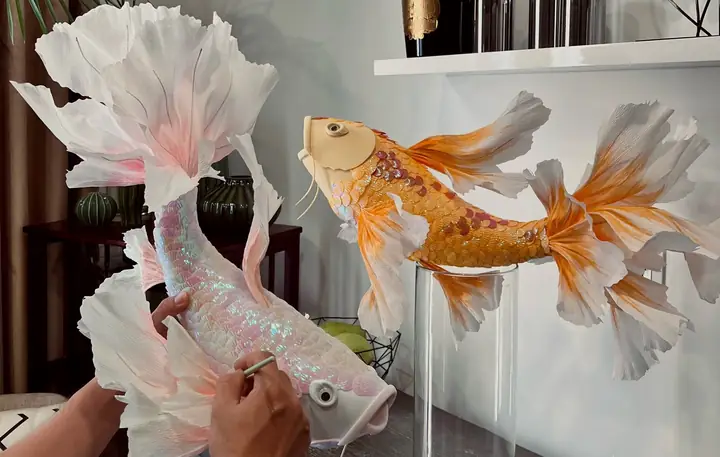 Cách Làm Lồng Đèn Cá Koi