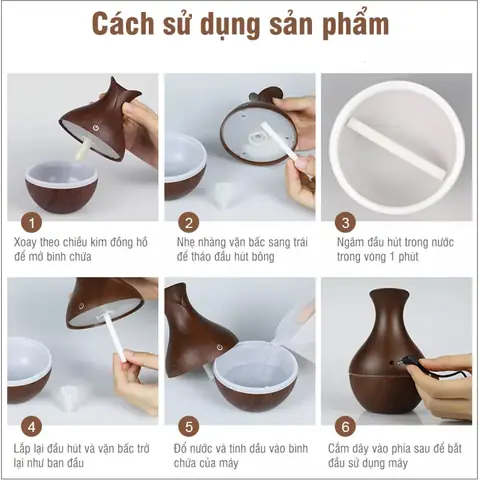 Cách Mở Đèn Xông Tinh Dầu