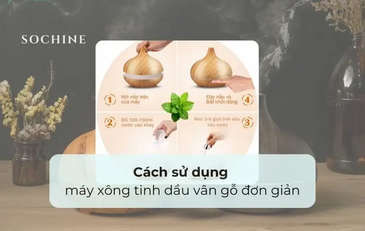 Cách Sử Dụng Đèn Xông Tinh Dầu Gỗ
