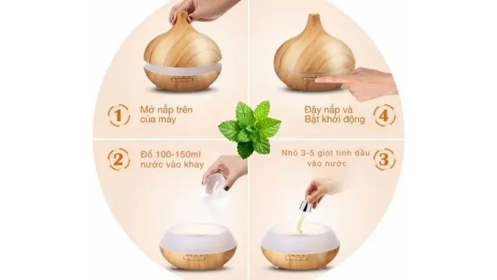 Cách Sử Dụng Đèn Xông Tinh Dầu Gỗ