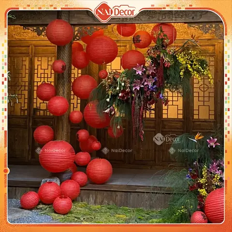 Cách Treo Đèn Lồng Đỏ