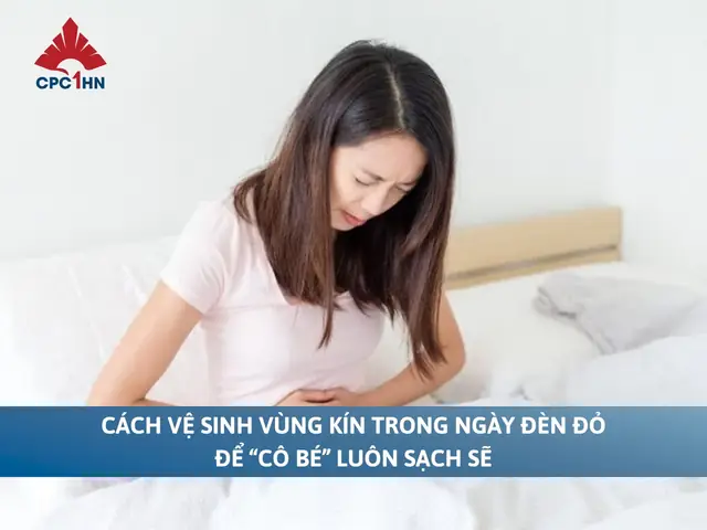 Cách Vệ Sinh Vùng Kín Ngày Đèn Đỏ