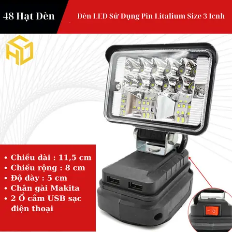 Chế Đèn Led Từ Sạc Điện Thoại