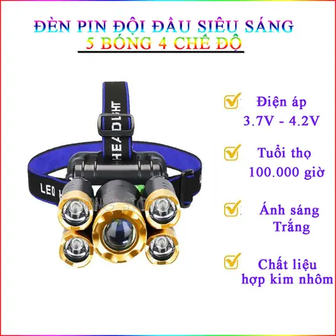 Chế Đèn Pin Đội Đầu