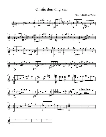Chiếc Đèn Ông Sao Guitar Solo