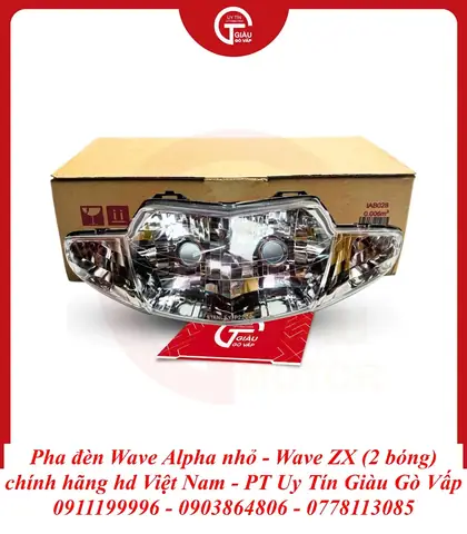 Chóa Đèn 2 Bóng Wave Alpha