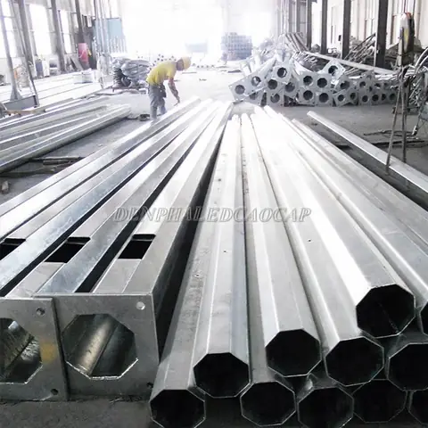Cột Đèn Bát Giác Cao 10m