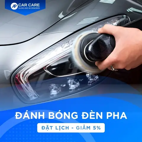 Đánh Bóng Đèn Pha Ố Vàng Của Ô Tô