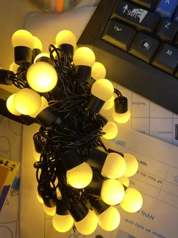 Dây Bóng Đèn Tròn Nhỏ