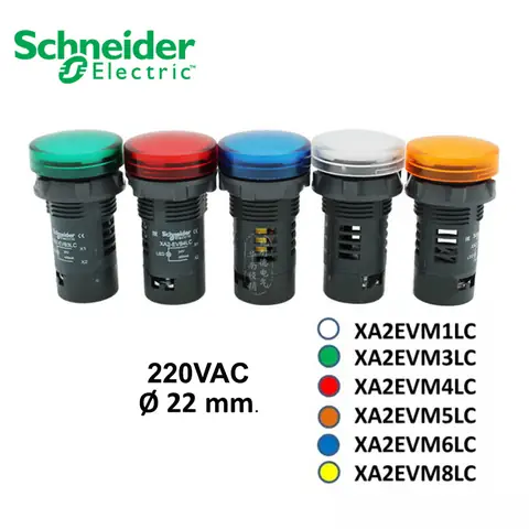 Đèn Báo Pha Schneider 220v
