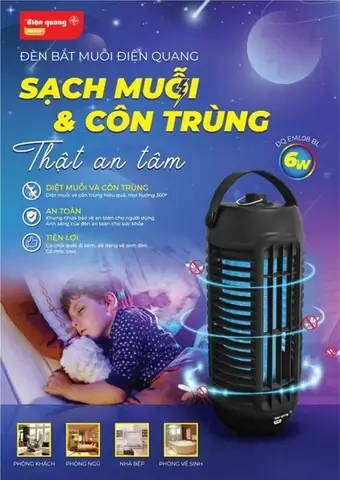 Đèn Bắt Muỗi Quang Phong Đèn Bắt Muỗi Quang Phong