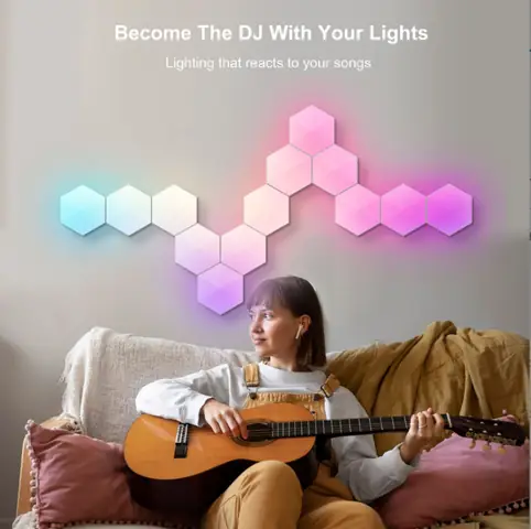 Đèn Cảm Ứng Lục Giác