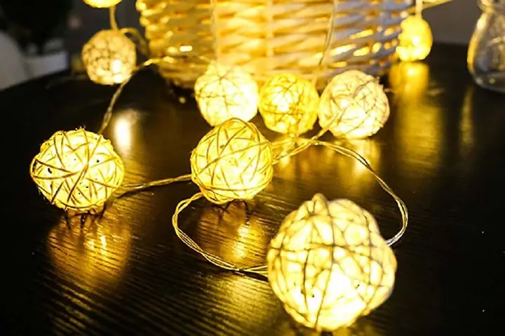 Đèn Cầu Mây Trang Trí Đèn Cầu Mây Trang Trí
