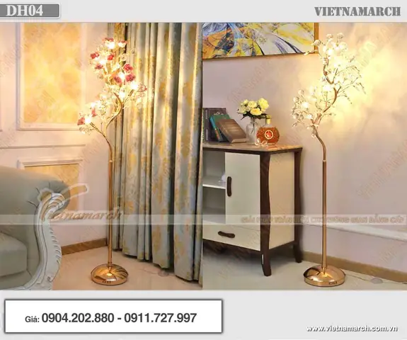 Đèn Cây Trang Trí Phòng Khách Hà Nội Đèn Cây Trang Trí Phòng Khách Hà Nội